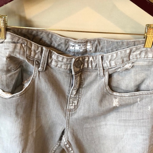 Free people taupe jeans - Picture 2 of 5